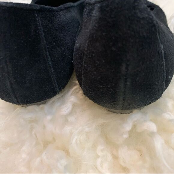 Talbots Black Suede Pointed Toe Loafer - Picture 3 of 6